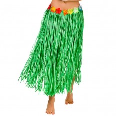 Гавайская юбка (75см) зеленая